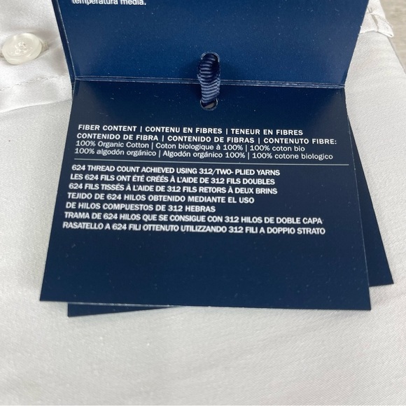 Ralph Lauren Organic Sateen Cotton King Pillowcase Set (2) Platinum $130 NWT - Picture 9 of 10